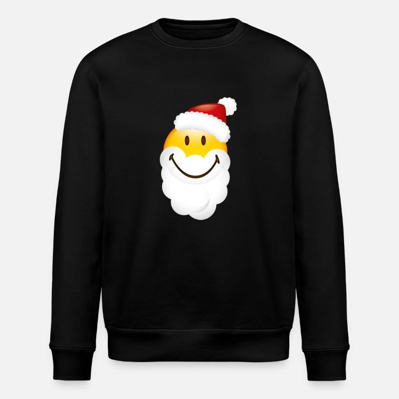Smiley Glossy Santa - Sweat bio ROLLER Stanley/Stella Unisexe - noir