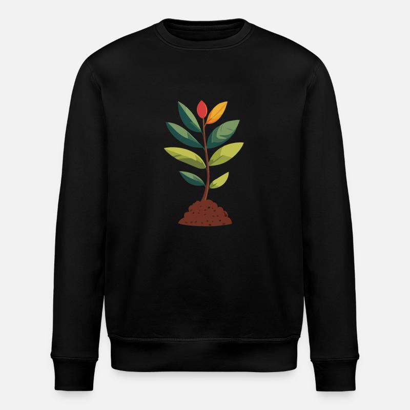 Pflanze - Stanley/Stella Unisex Bio-Sweatshirt ROLLER - Schwarz