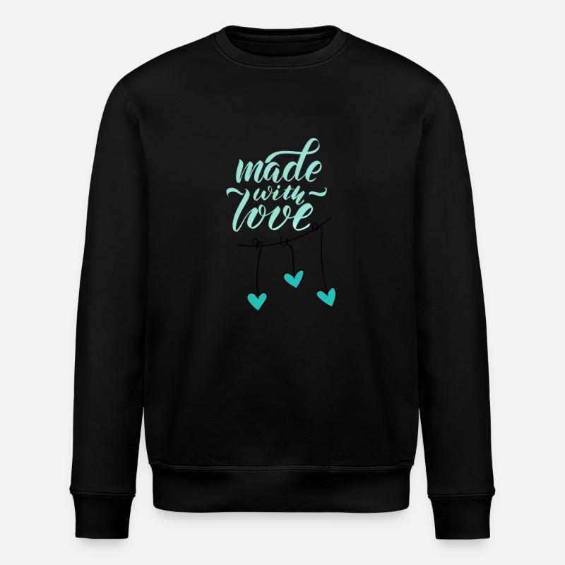Made with Love - Sweat bio ROLLER Stanley/Stella Unisexe - noir