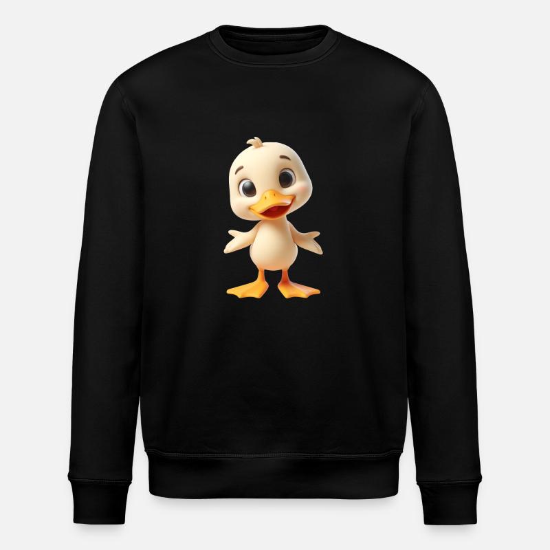 Duck 3 - Stanley/Stella ROLLER Unisex Organic Sweatshirt - black