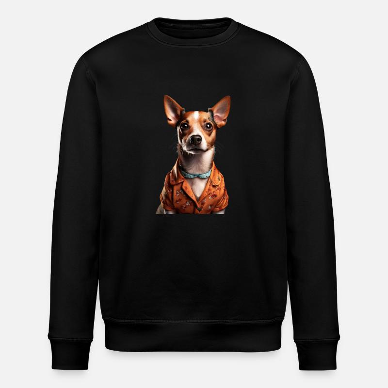 Dog - Stanley/Stella Unisex Bio-Sweatshirt ROLLER - Schwarz