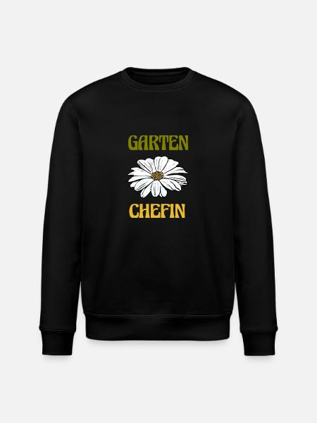 Garden Flower Garden Manager - Stanley/Stella ROLLER Unisex Organic Sweatshirt - black