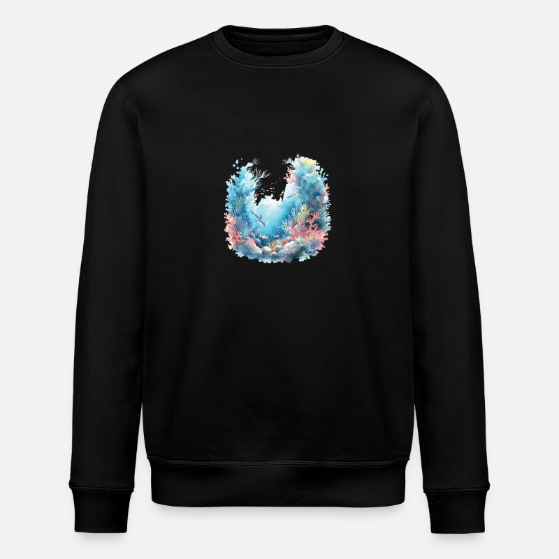 Underwater - Stanley/Stella ROLLER Unisex Organic Sweatshirt - black