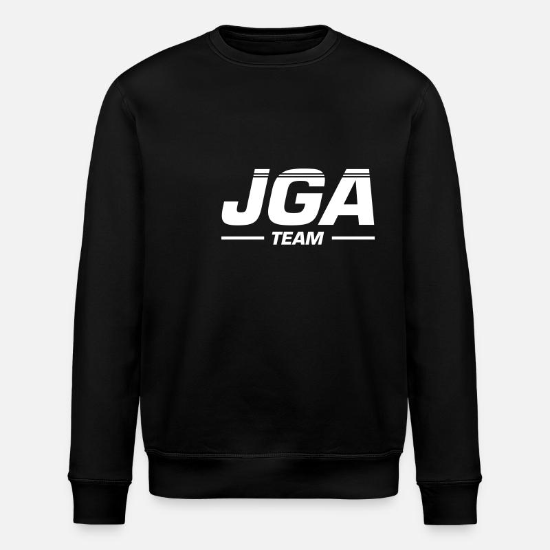 JGA Team Junggesellenabschied - Stanley/Stella Unisex Bio-Sweatshirt ROLLER - Schwarz