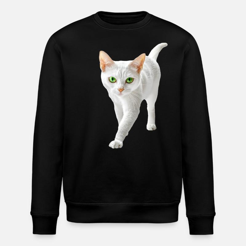 Japanischer Bobtail - Stanley/Stella Unisex Bio-Sweatshirt ROLLER - Schwarz
