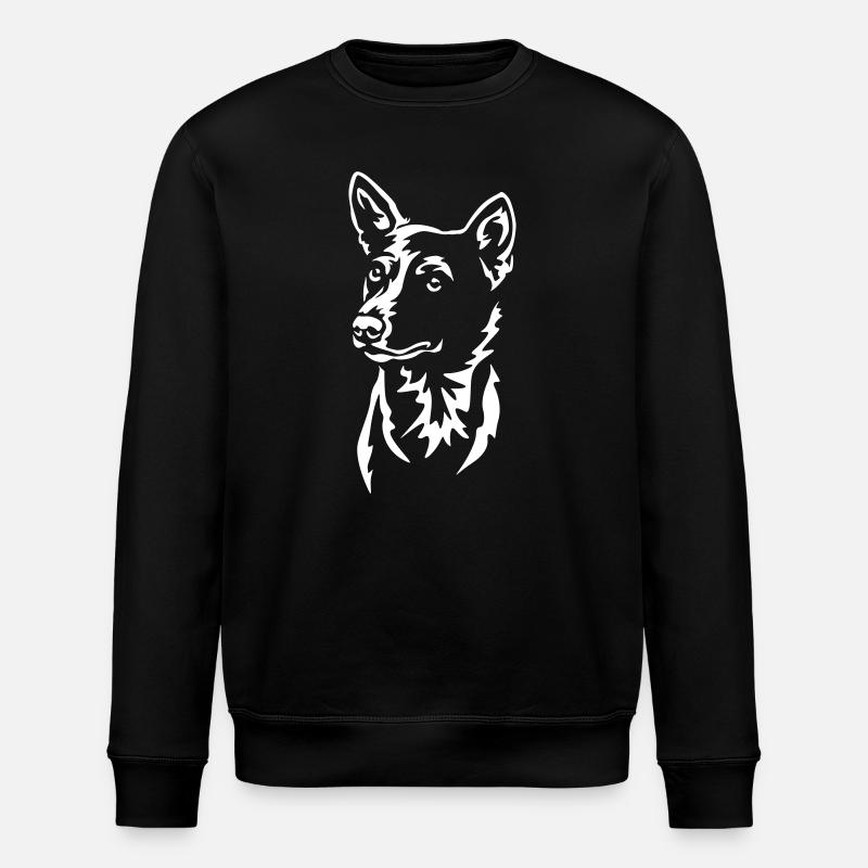 Tête de Basenji « BlackEdition » - Sweat bio ROLLER Stanley/Stella Unisexe - noir