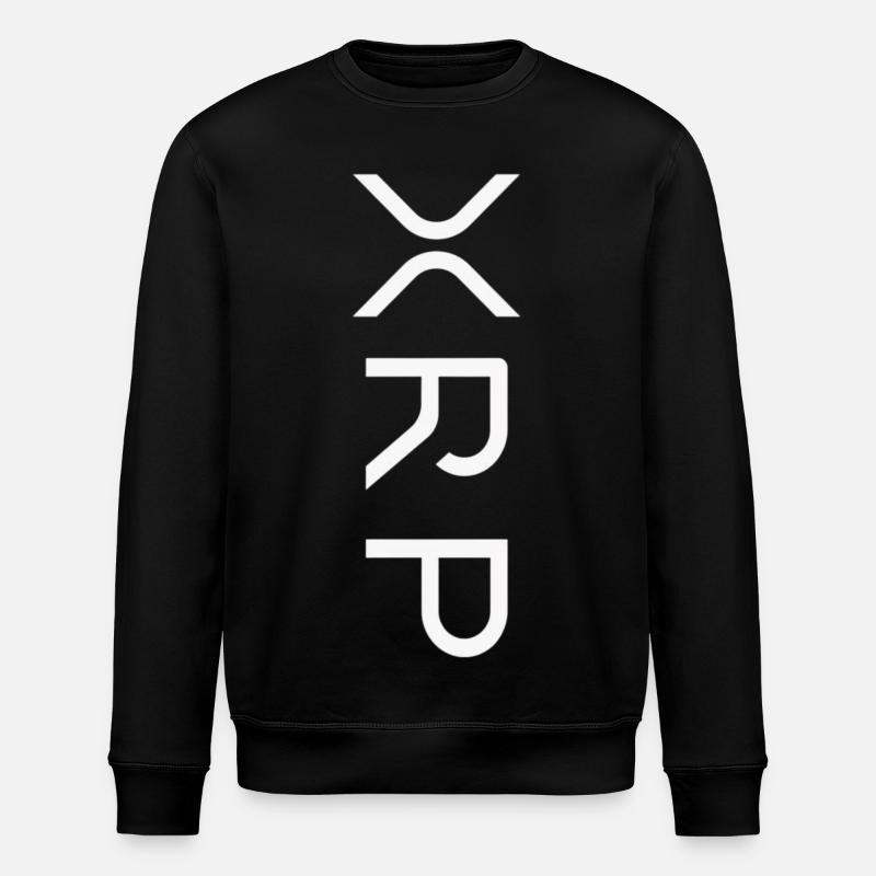 Ripple XRP Logo - Stanley/Stella Unisex Bio-Sweatshirt ROLLER - Schwarz