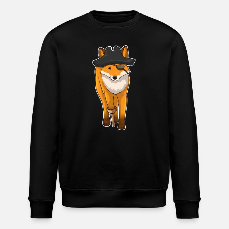 Fox Pirate Eye Patch - Sweat bio ROLLER Stanley/Stella Unisexe - noir