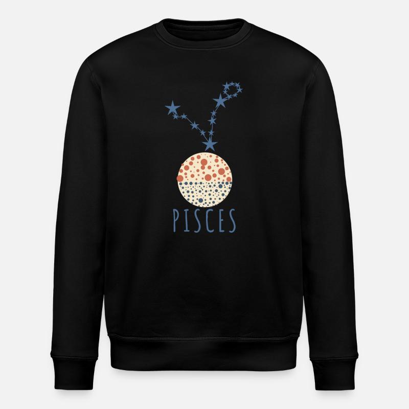 La constellation des Poissons - Sweat bio ROLLER Stanley/Stella Unisexe - noir