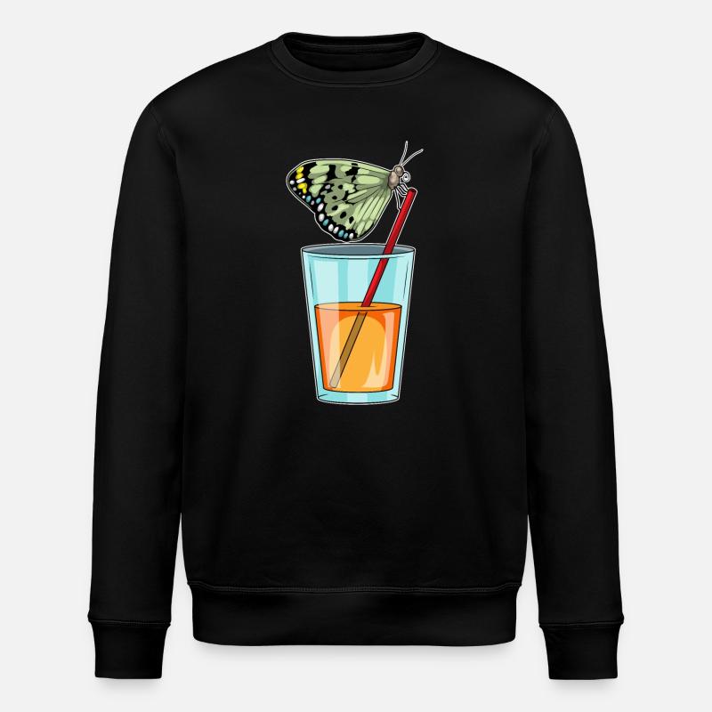 Jus de papillon - Sweat bio ROLLER Stanley/Stella Unisexe - noir