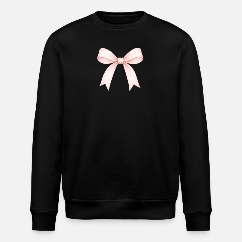 süße Schleife - Stanley/Stella Unisex Bio-Sweatshirt ROLLER - Schwarz