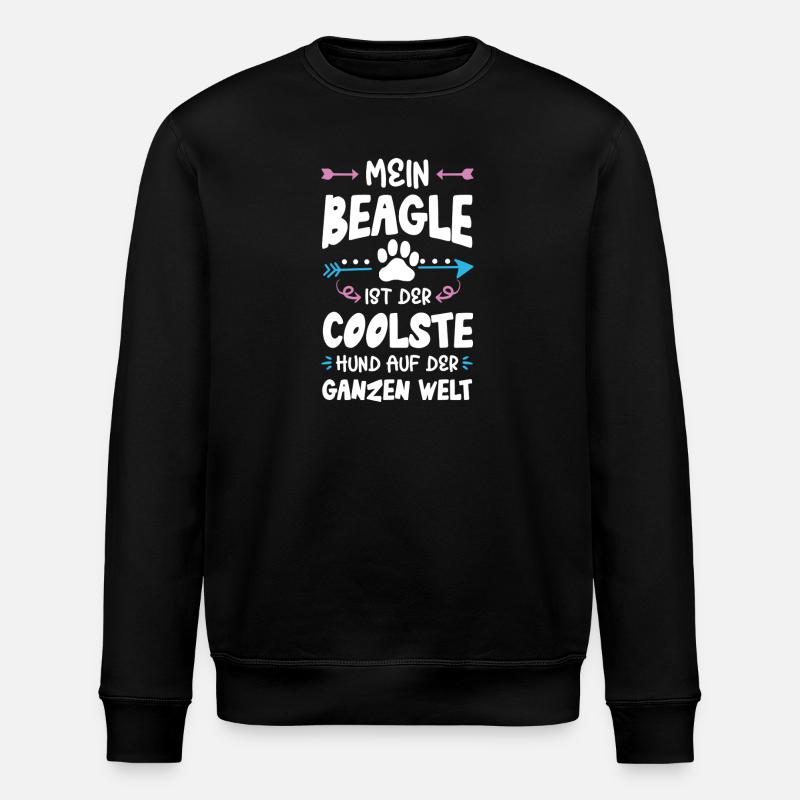 Dicton de chien beagle - Sweat bio ROLLER Stanley/Stella Unisexe - noir