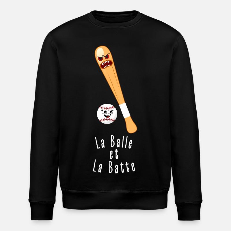 La Balle et La Batte - Sweat bio ROLLER Stanley/Stella Unisexe - noir