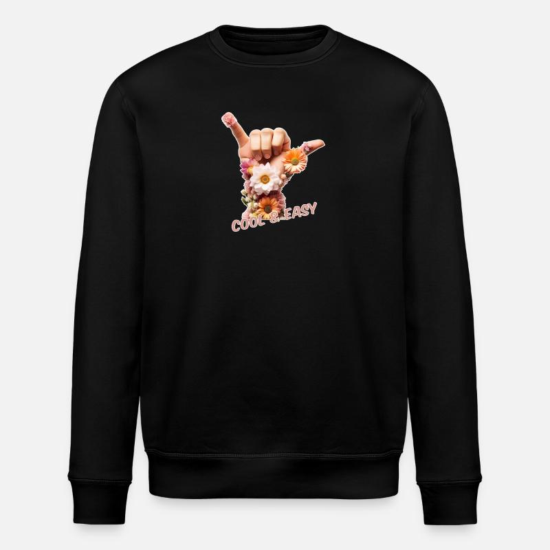 Cool et facile - Restez détendu et détendu - Sweat bio ROLLER Stanley/Stella Unisexe - noir