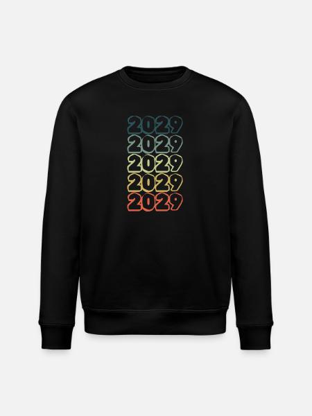 Year of birth 2029 - Stanley/Stella ROLLER Unisex Organic Sweatshirt - black