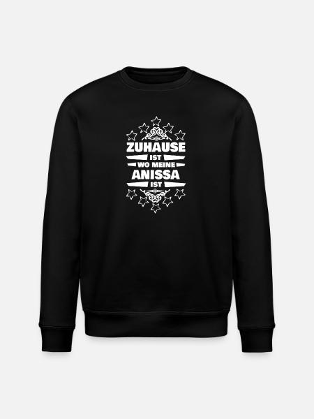 Anissa as a friend - Stanley/Stella ROLLER Unisex Organic Sweatshirt - black