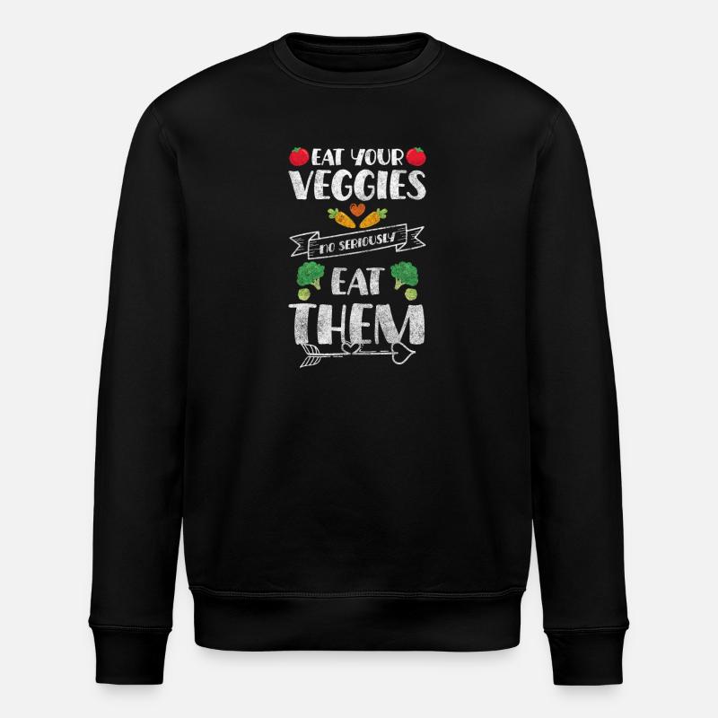 Berater Beruf Essgewohnheit - Stanley/Stella Unisex Bio-Sweatshirt ROLLER - Schwarz