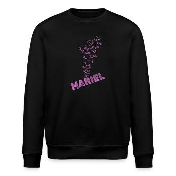 Wasser Mariel - Stanley/Stella Unisex Bio-Sweatshirt ROLLER - Schwarz - Vorne - Nik (191cm)