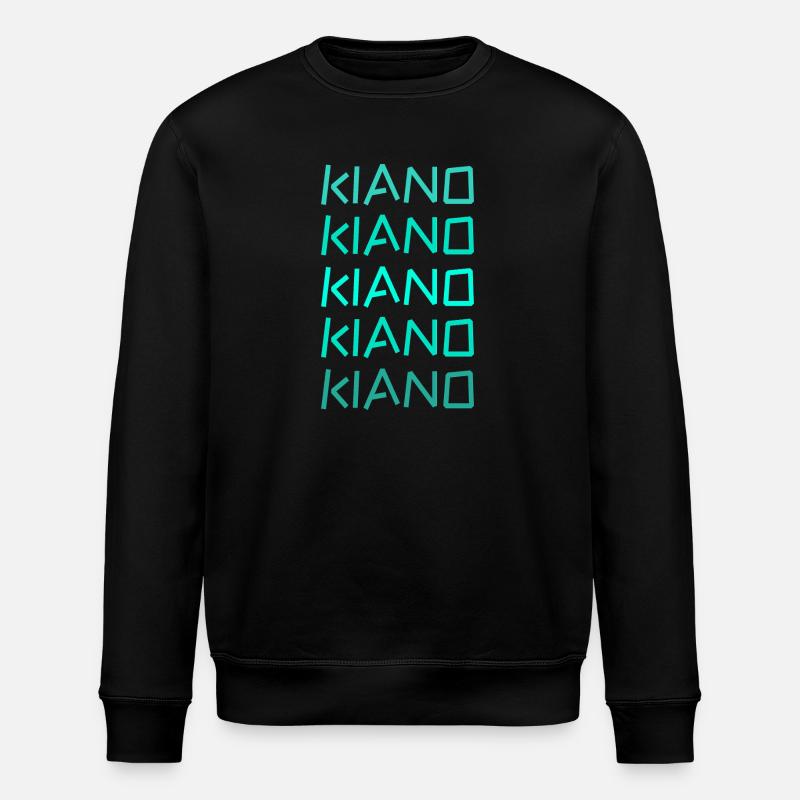 Kiano as a given name - Stanley/Stella ROLLER Unisex Organic Sweatshirt - black