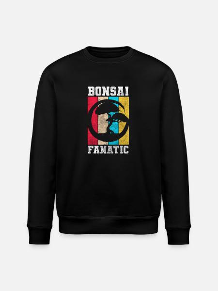 Bonsai Grower Tree - Stanley/Stella ROLLER Unisex Organic Sweatshirt - black