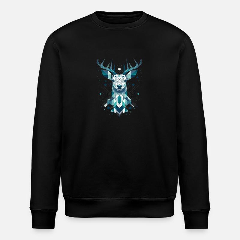 Hirsch - Stanley/Stella Unisex Bio-Sweatshirt ROLLER - Schwarz