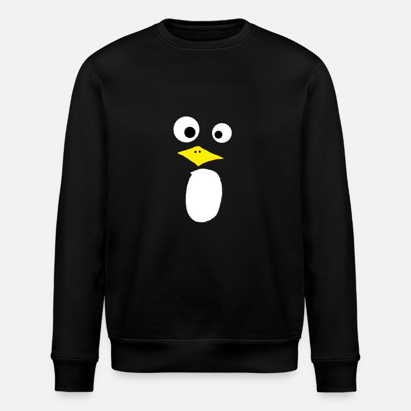 Pingu - Stanley/Stella Unisex Bio-Sweatshirt ROLLER - Schwarz