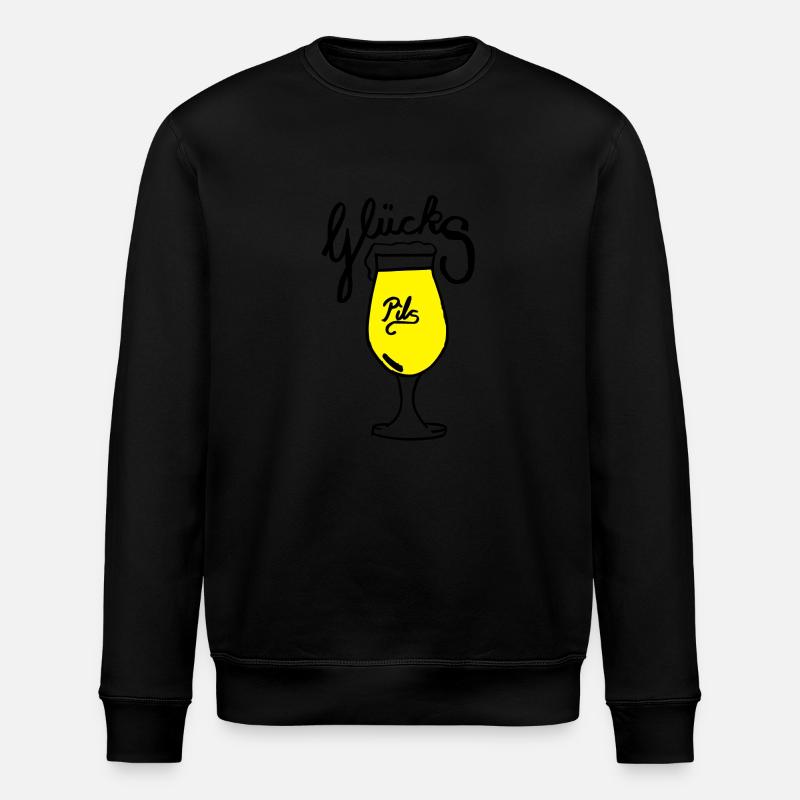 Glückspils - Stanley/Stella Unisex Bio-Sweatshirt ROLLER - Schwarz
