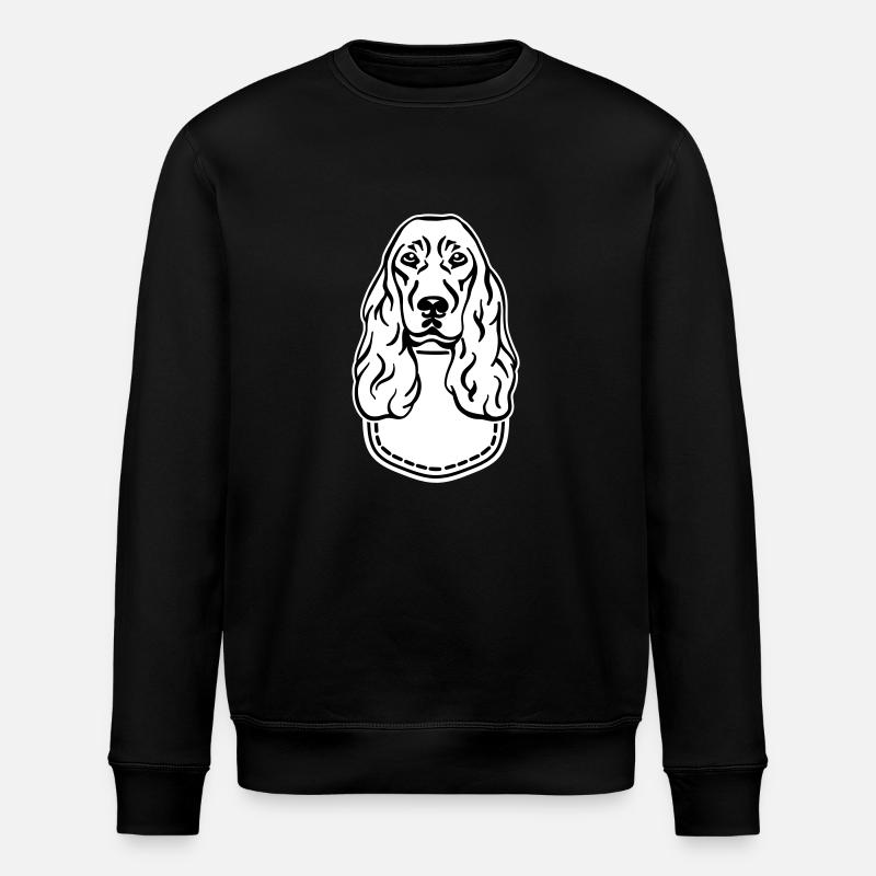 Cocker Spaniel - Sweat bio ROLLER Stanley/Stella Unisexe - noir