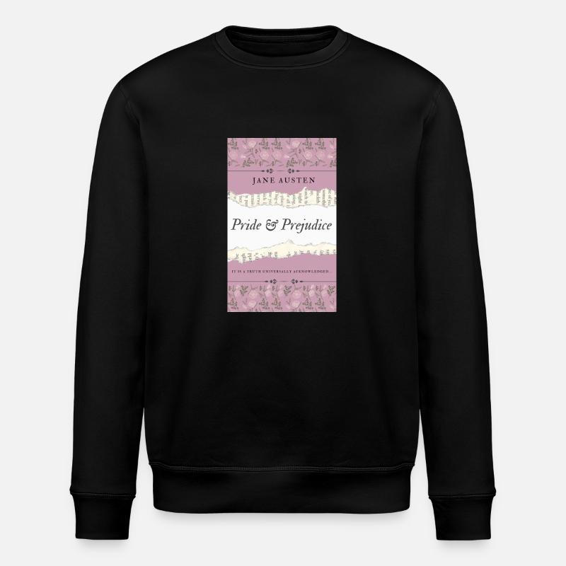 Jane Austen - Pride & Prejudice - Stanley/Stella ROLLER Unisex Organic Sweatshirt - black