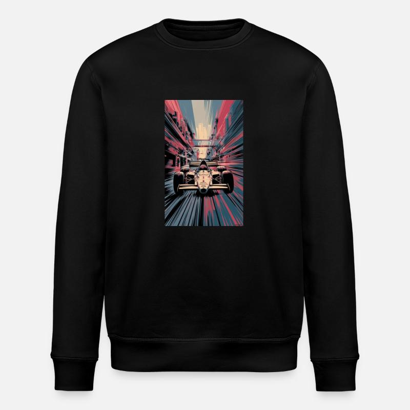 Voiture de course - Sweat bio ROLLER Stanley/Stella Unisexe - noir
