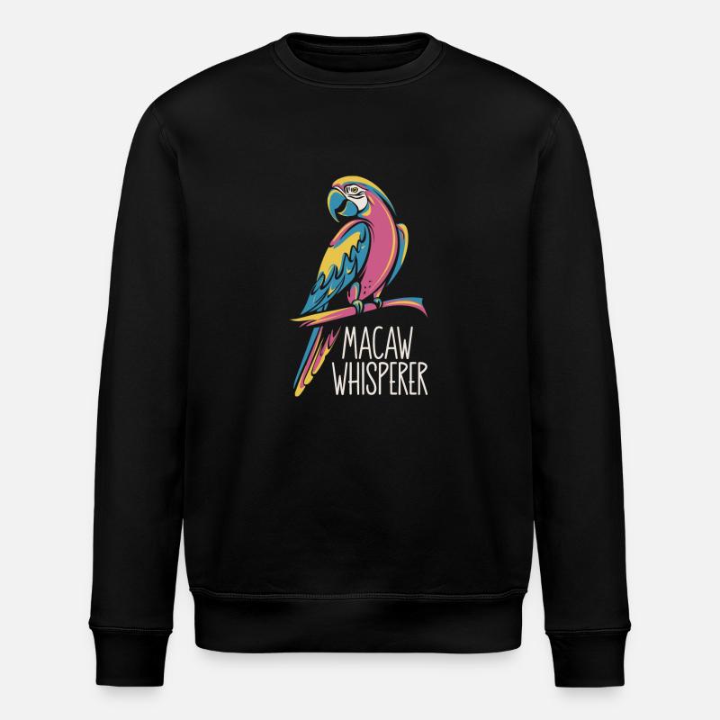 Exotischer Vogel Stil - Stanley/Stella Unisex Bio-Sweatshirt ROLLER - Schwarz