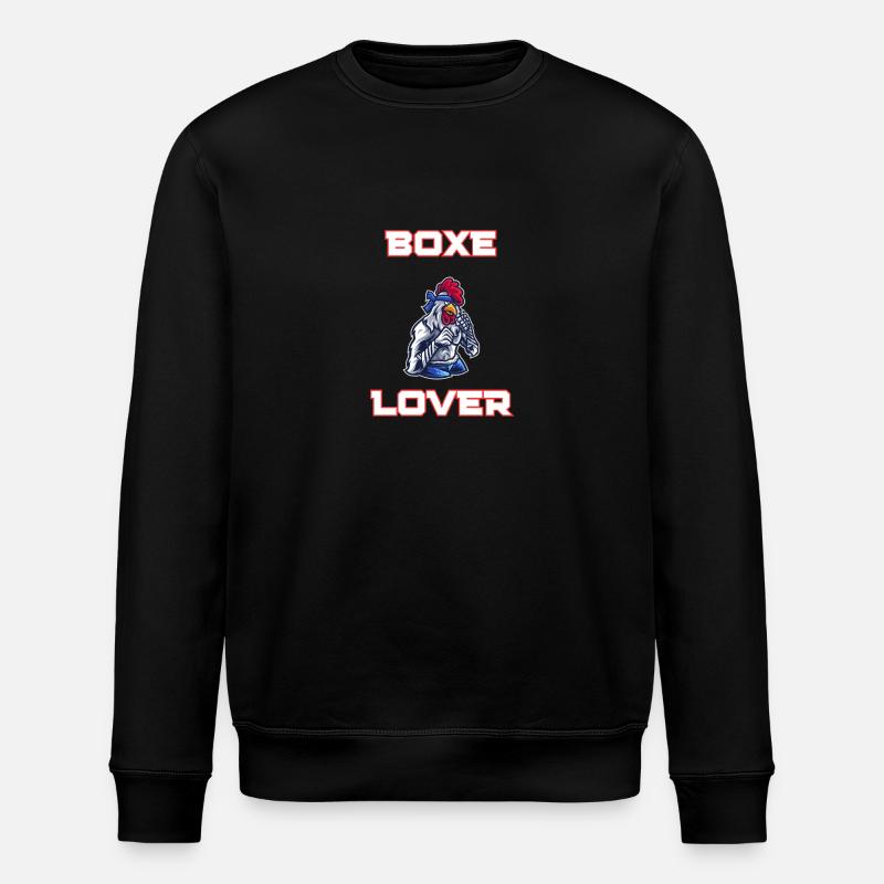 Boxing lover - Stanley/Stella ROLLER Unisex Organic Sweatshirt - black