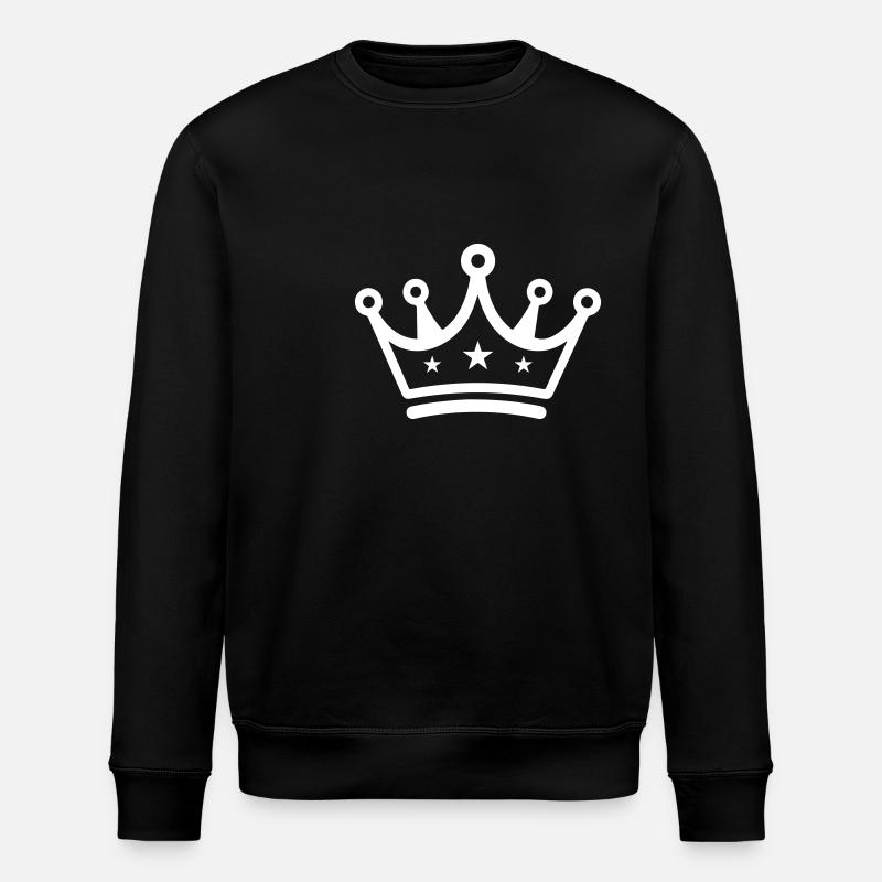 Crown Symbol - Stanley/Stella ROLLER Unisex Organic Sweatshirt - black