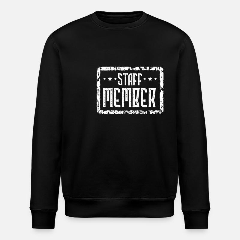 Cœur de membre du personnel - Sweat bio ROLLER Stanley/Stella Unisexe - noir