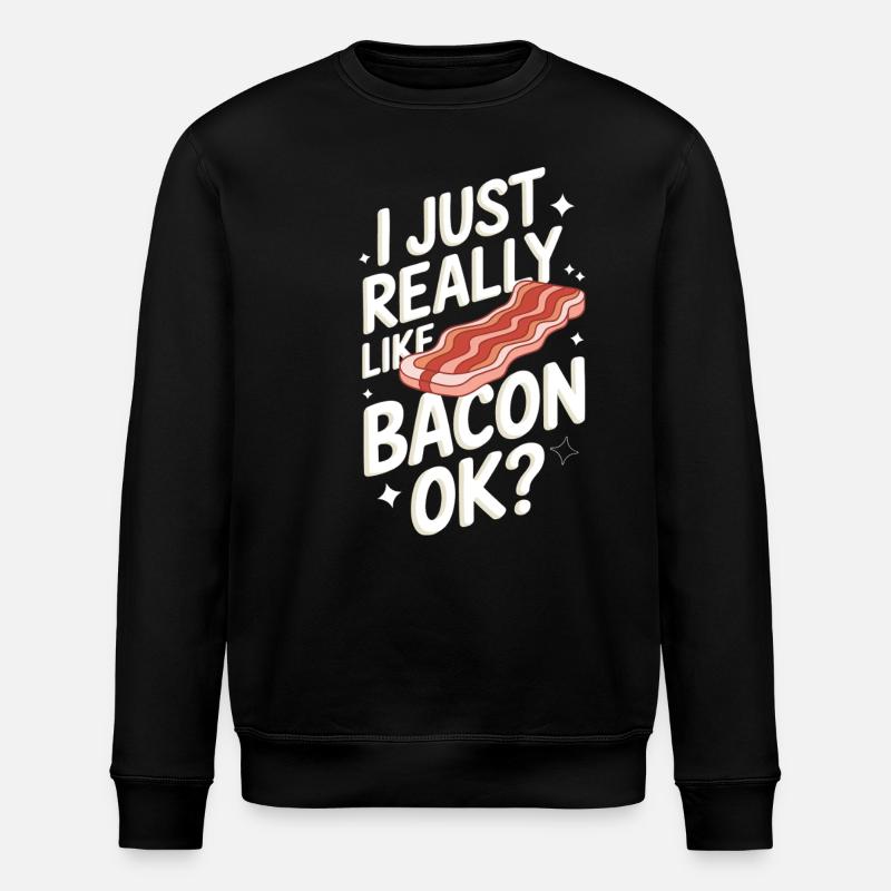 Bacon Petit-déjeuner Bacon - Sweat bio ROLLER Stanley/Stella Unisexe - noir