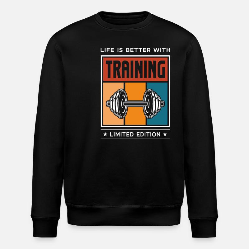 Training - Stanley/Stella Unisex Bio-Sweatshirt ROLLER - Schwarz