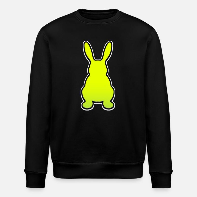Rabbit - Stanley/Stella ROLLER Unisex Organic Sweatshirt - black