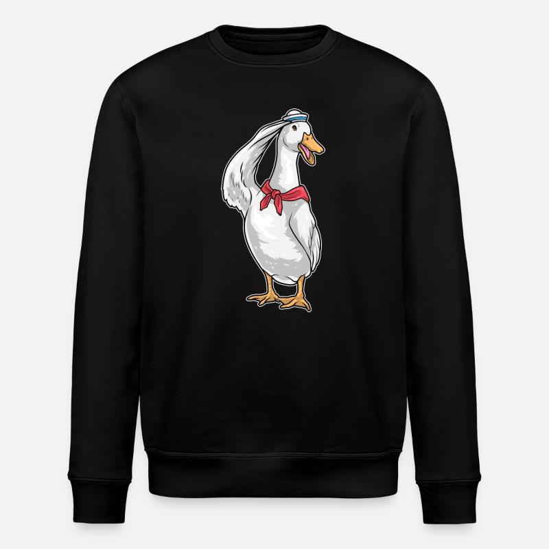Chapeau marin canard - Sweat bio ROLLER Stanley/Stella Unisexe - noir