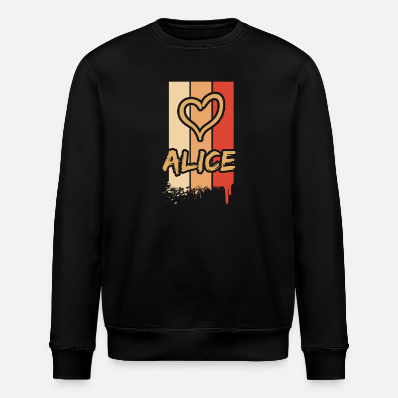 Alice Alice - Stanley/Stella Unisex Bio-Sweatshirt ROLLER - Schwarz