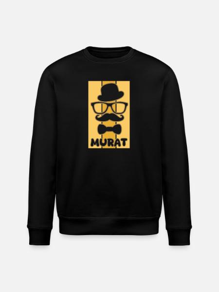 First name Murat - Stanley/Stella ROLLER Unisex Organic Sweatshirt - black