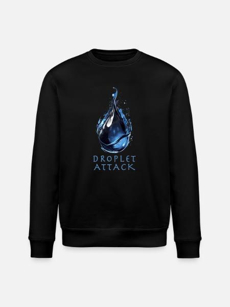 Trisolaris 3 Body Droplet Attack - Stanley/Stella Unisex Bio-Sweatshirt ROLLER - Schwarz