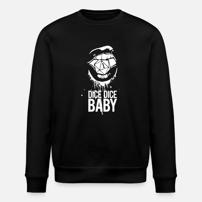 Role-playing game Hot lips - Stanley/Stella ROLLER Unisex Organic Sweatshirt - black