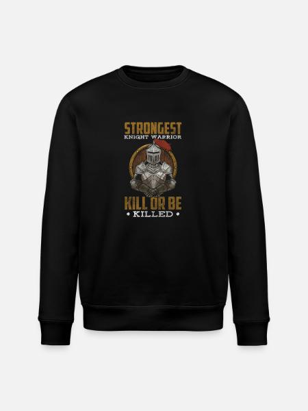 Knight Lance Templar Knight's Cross - Stanley/Stella ROLLER Unisex Organic Sweatshirt - black