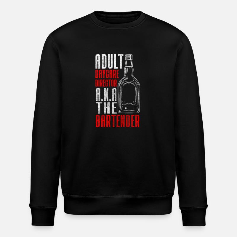 Club des barmans - Sweat bio ROLLER Stanley/Stella Unisexe - noir