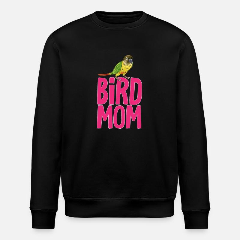 Molinasittich Papagei Vogel Sittich - Stanley/Stella Unisex Bio-Sweatshirt ROLLER - Schwarz
