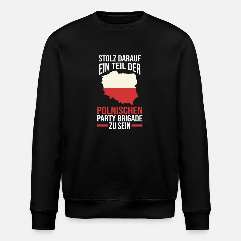 Pole Polish Poland - Stanley/Stella ROLLER Unisex Organic Sweatshirt - black