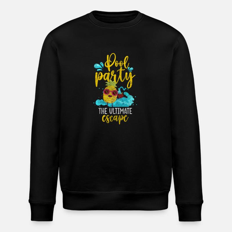 Plongée en piscine Loisirs Eau - Sweat bio ROLLER Stanley/Stella Unisexe - noir