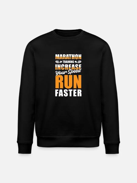 Marathon Sport Jogging Triathlete - Stanley/Stella ROLLER Unisex Organic Sweatshirt - black