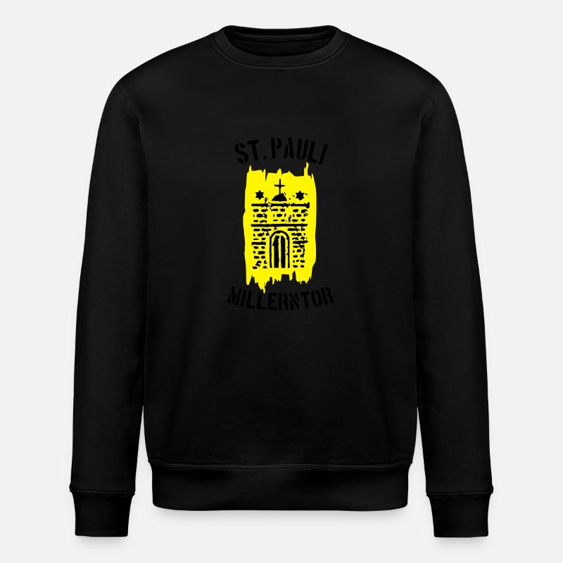 St.Paui Millerntor - Stanley/Stella Unisex Bio-Sweatshirt ROLLER - Schwarz