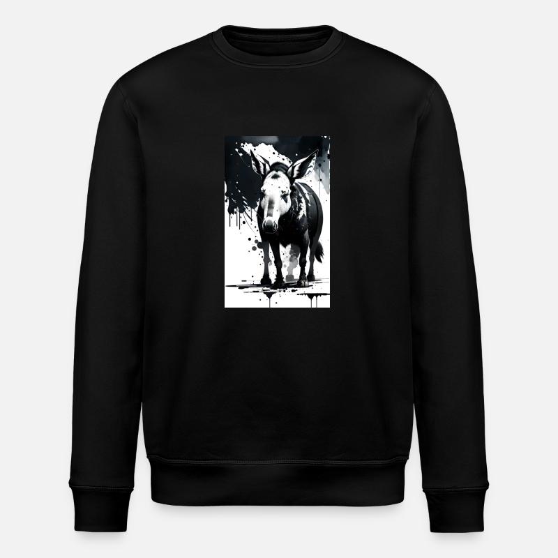 Niedliches Erdferkel - Stanley/Stella Unisex Bio-Sweatshirt ROLLER - Schwarz